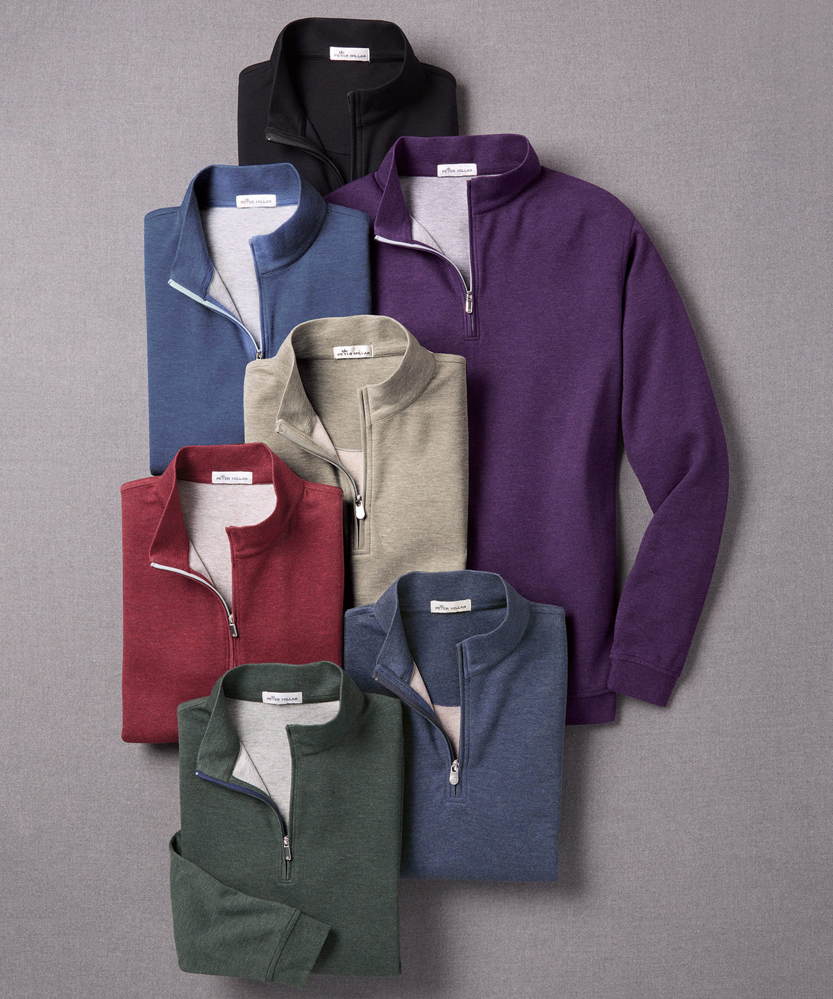 Peter Millar Comfort Interlock Quarter-Zip Pullover