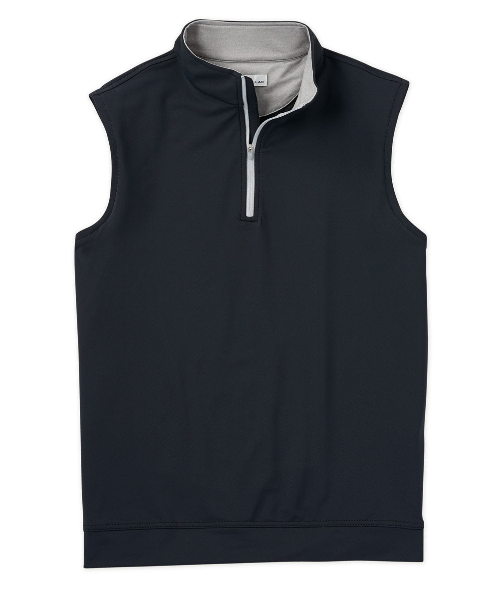 Gilet con zip a un quarto in spugna elasticizzata Peter Millar Galway, Men's Big & Tall