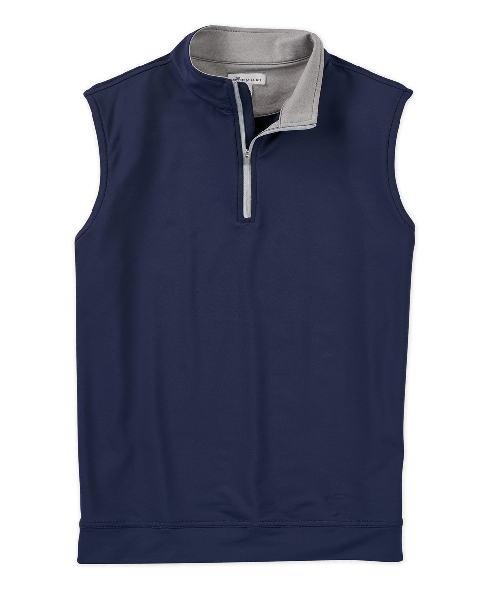 Gilet con zip a un quarto in spugna elasticizzata Peter Millar Galway, Men's Big & Tall