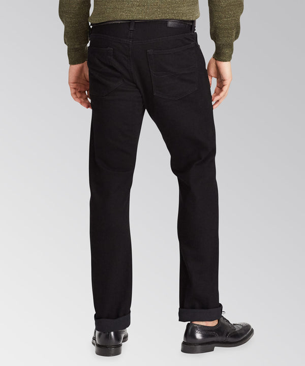 Polo Ralph Lauren Men's Big & Tall Black Wash Stretch 5-Pocket Jeans ...