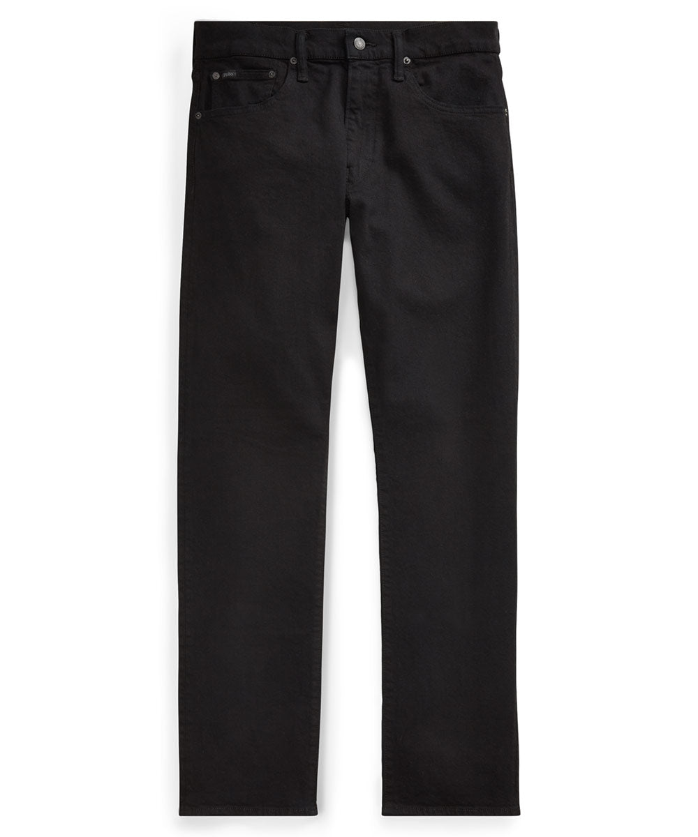 Polo Ralph Lauren Men's Big & Tall Black Wash Stretch 5-Pocket Jeans