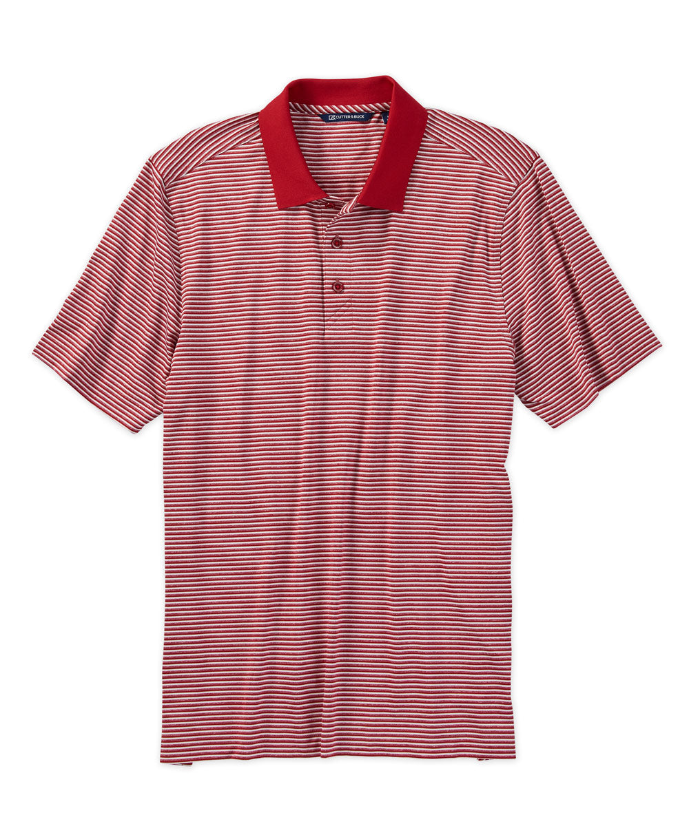 Cutter & Buck Drytec Tonal Stripe Stretch Jersey Polo, Men's Big & Tall