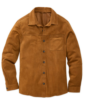 Westport Black Italian Goat Suede Shirt Jacket