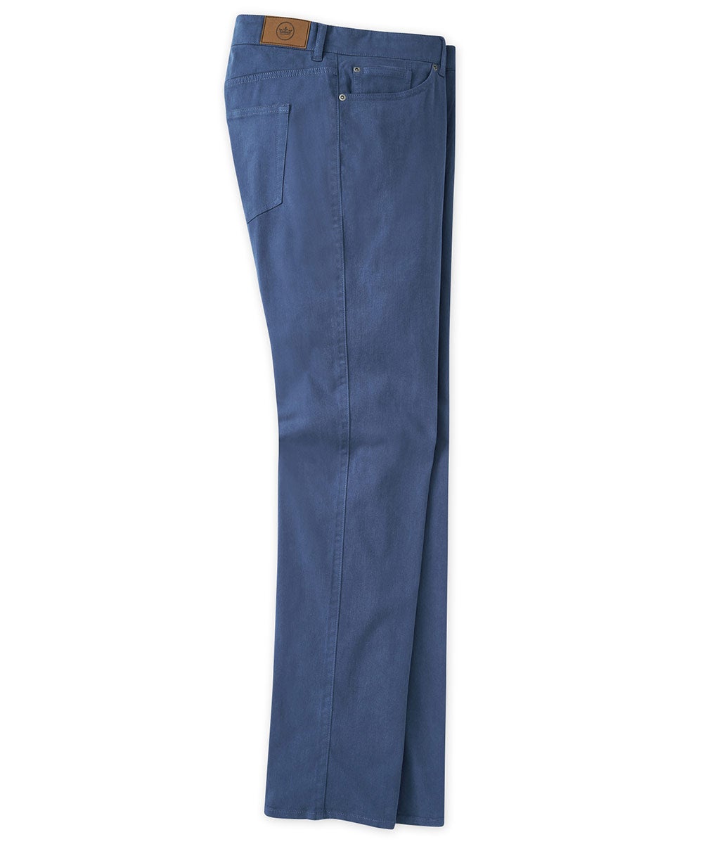 Peter Millar Ultimate Stretch Sateen 5-Pocket Pants, Big & Tall