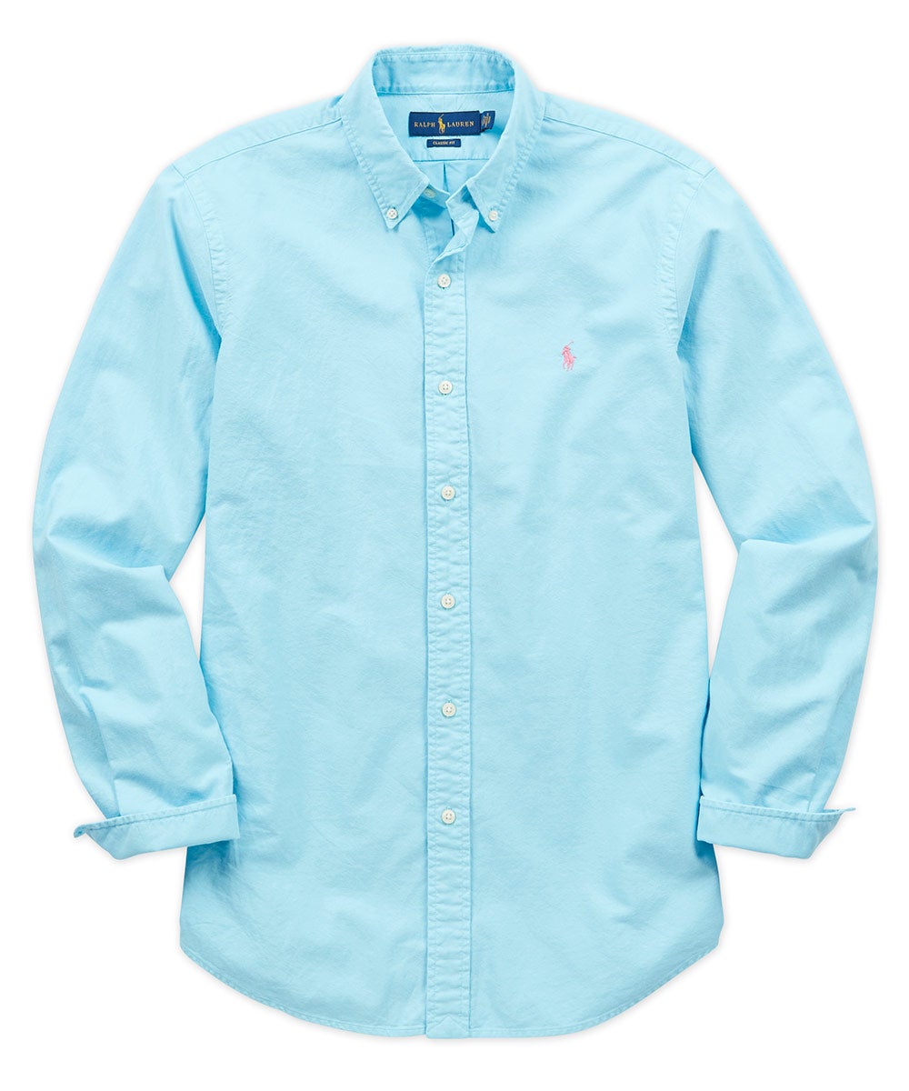 Polo Ralph Lauren Big & Tall Garment Dyed Oxford Shirt | Westport Big & Tall Polo Ralph Lauren Big & Tall Garment Dyed Oxford Shirt | Westport Big & Tall