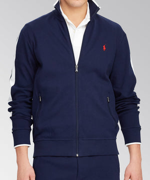 Cotton interlock track jacket shop