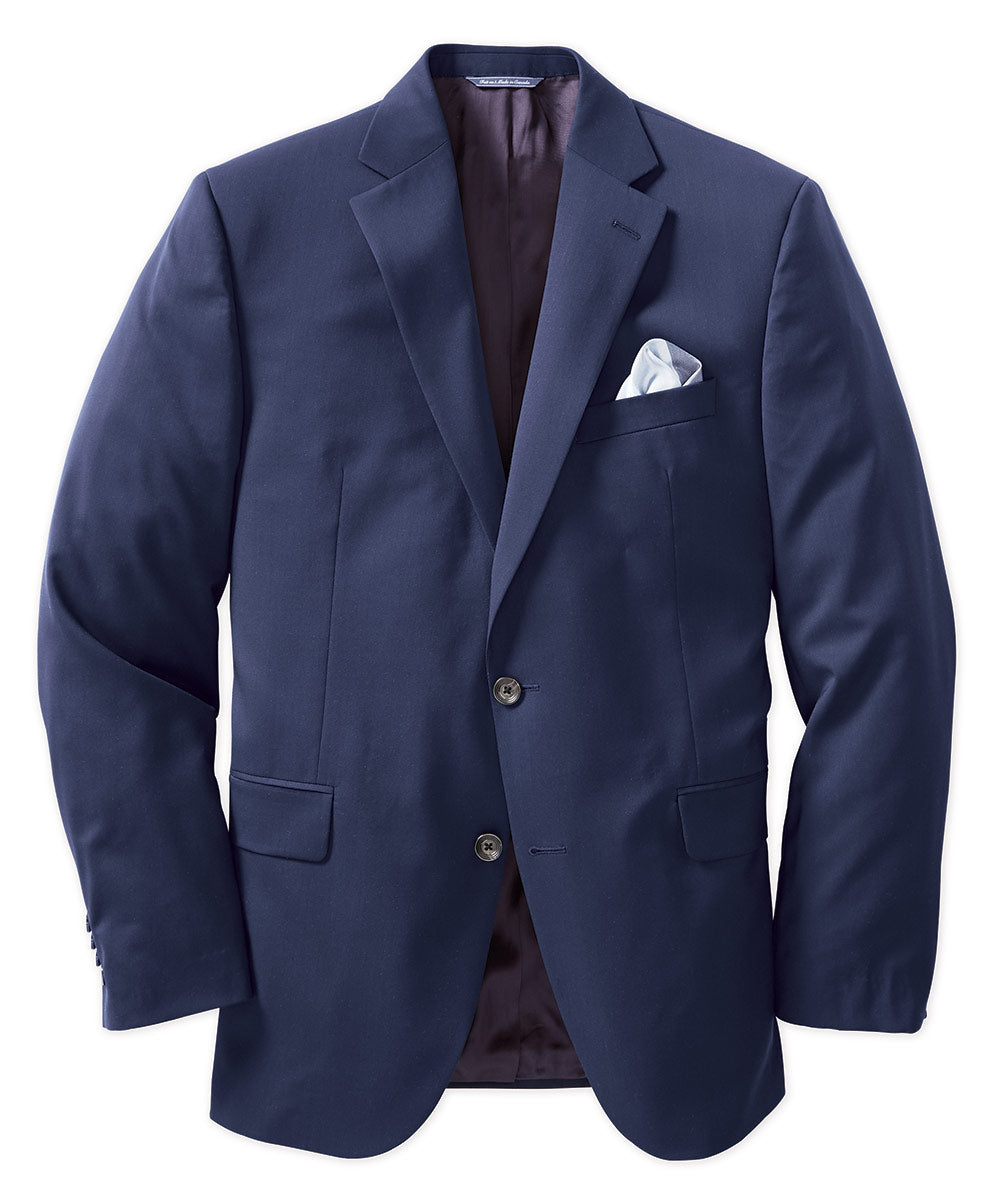 Westport Black 3Sixty5 Stretch Wool Suit Jacket, Men's Big & Tall