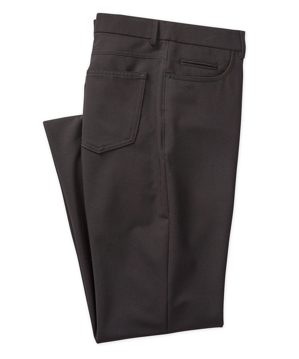Westport Black Performance Stretch 5-Pocket Dress Pants, Big & Tall