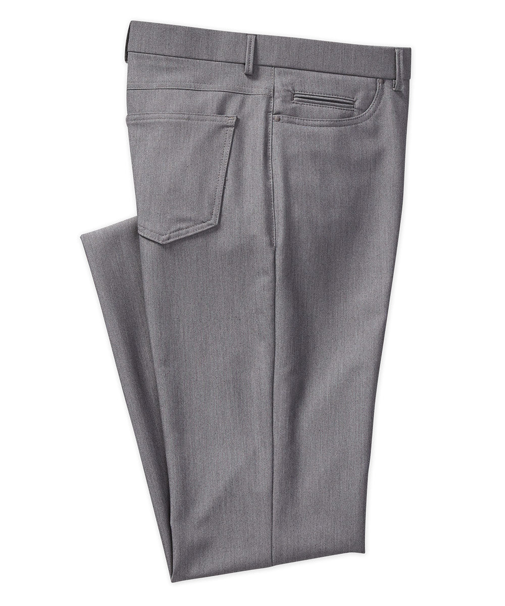 Pantaloni eleganti a 5 tasche elasticizzati Westport Performance neri, Big & Tall