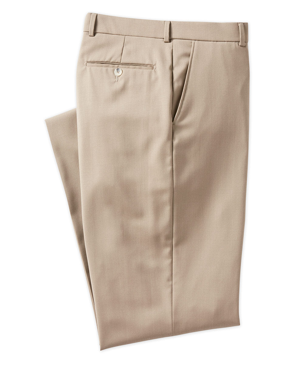 Pantalon en gabardine Ballin sans plat, Men's Big & Tall