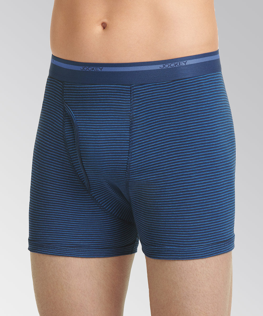 Jockey Rib Knit Boxer Brief 2-Pack, Men's Big & Tall