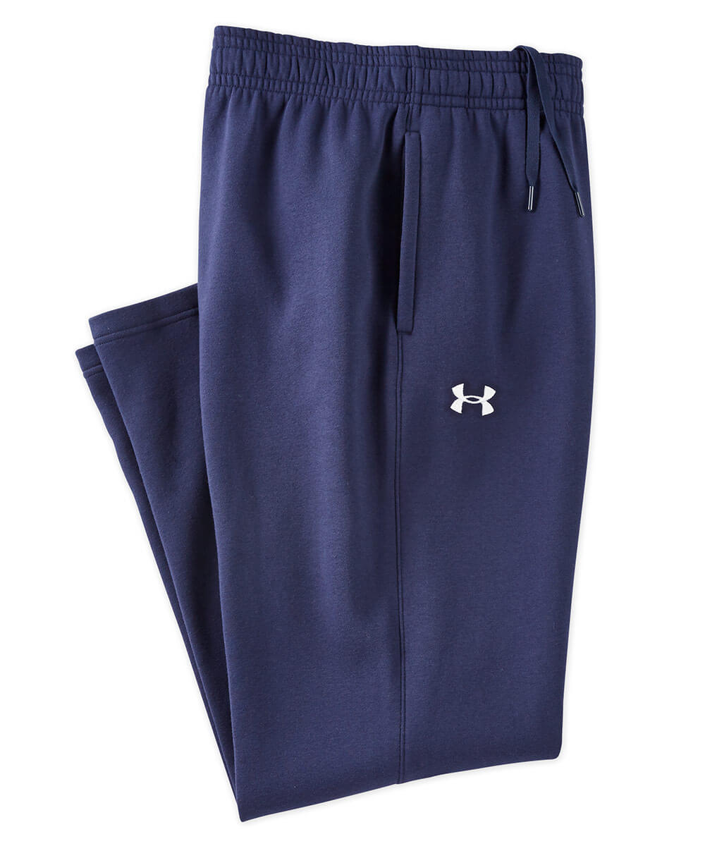 Under Armour Mens Armour Fleece Pants  Pitch Grey  Travs Outfitter