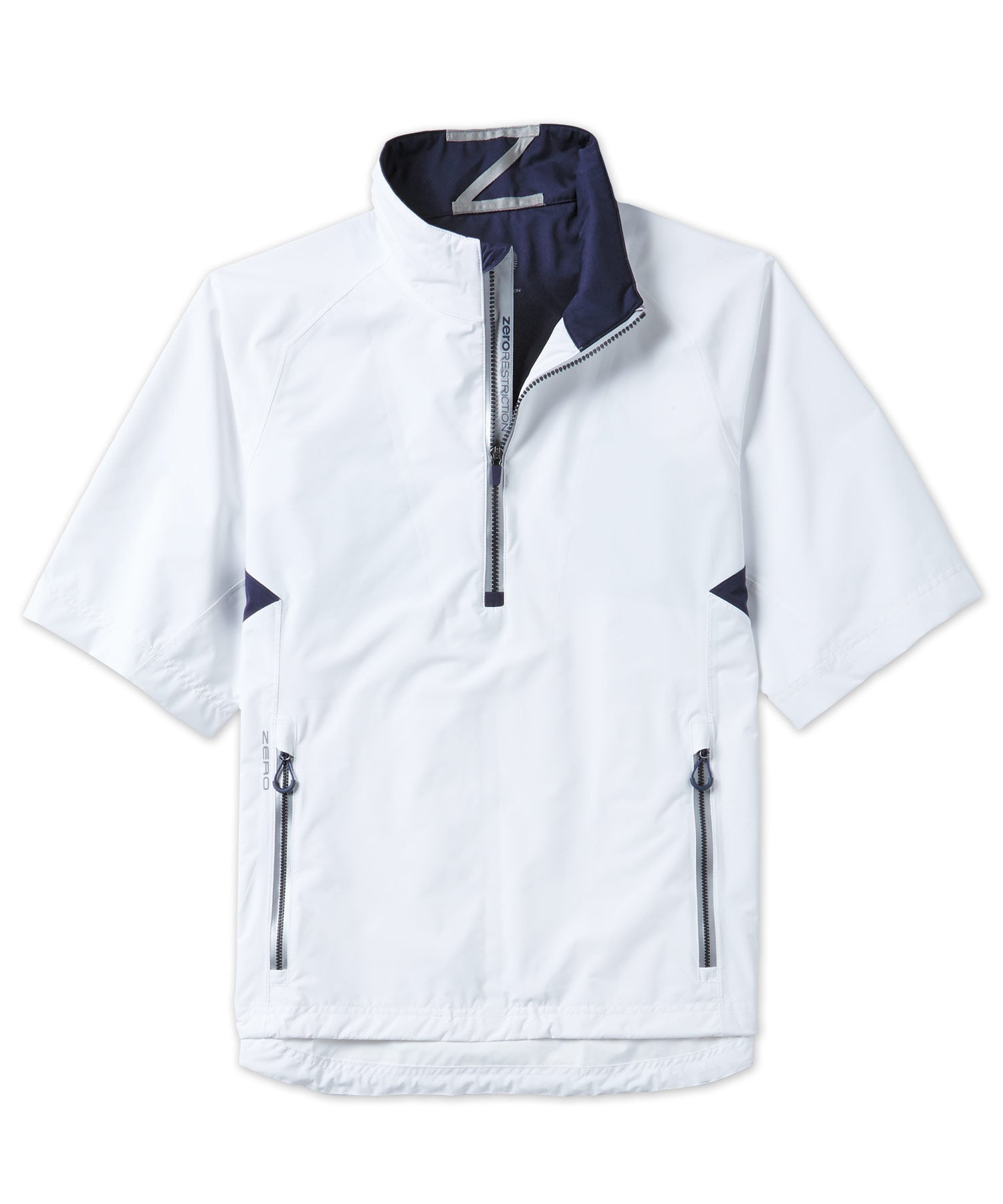 Zero Restriction Half-Sleeve Waterproof Quarter-Zip Jacket