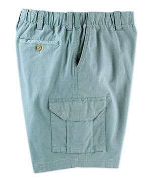 Pantaloncini cargo elasticizzati in vita elasticizzata in twill elasticizzato Westport 1989