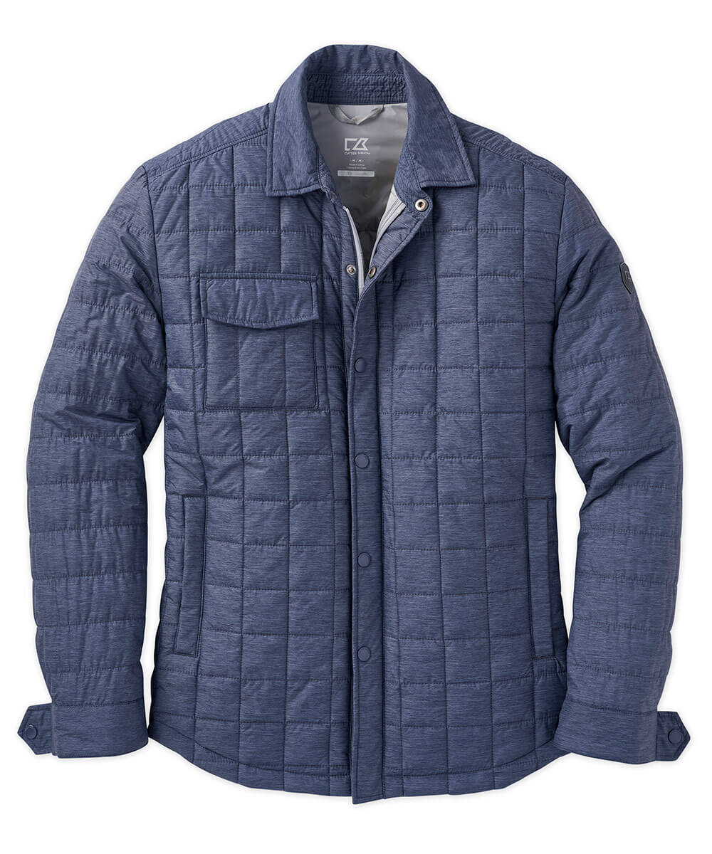 Cutter & Buck Men's Big & Tall Rainier Insulated Shirt Jacket