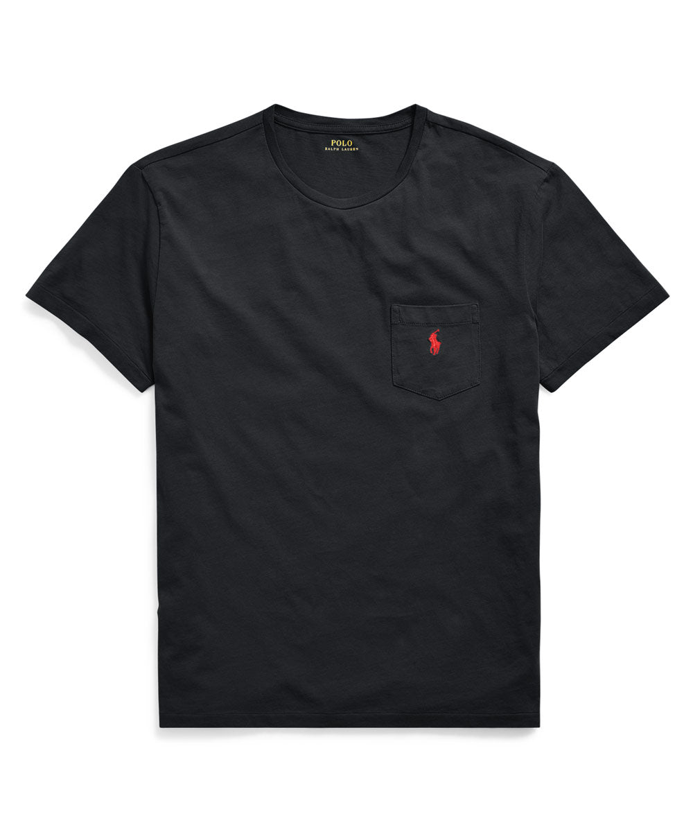 Polo Ralph Lauren Short Sleeve Solid Pocket Crewneck Tee Shirt