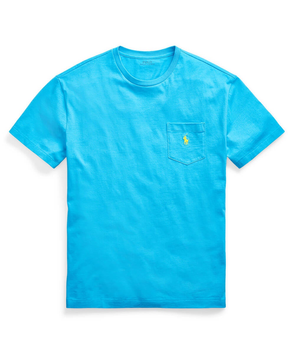 Polo Ralph Lauren Big & Tall Solid Pocket Crewneck T-Shirt