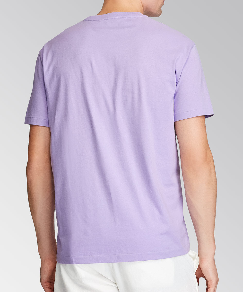 Polo Ralph Lauren T-shirt girocollo a maniche corte con tasca in tinta unita, Big & Tall