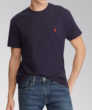 Polo Ralph Lauren Short Sleeve Solid Pocket Crewneck Tee Shirt