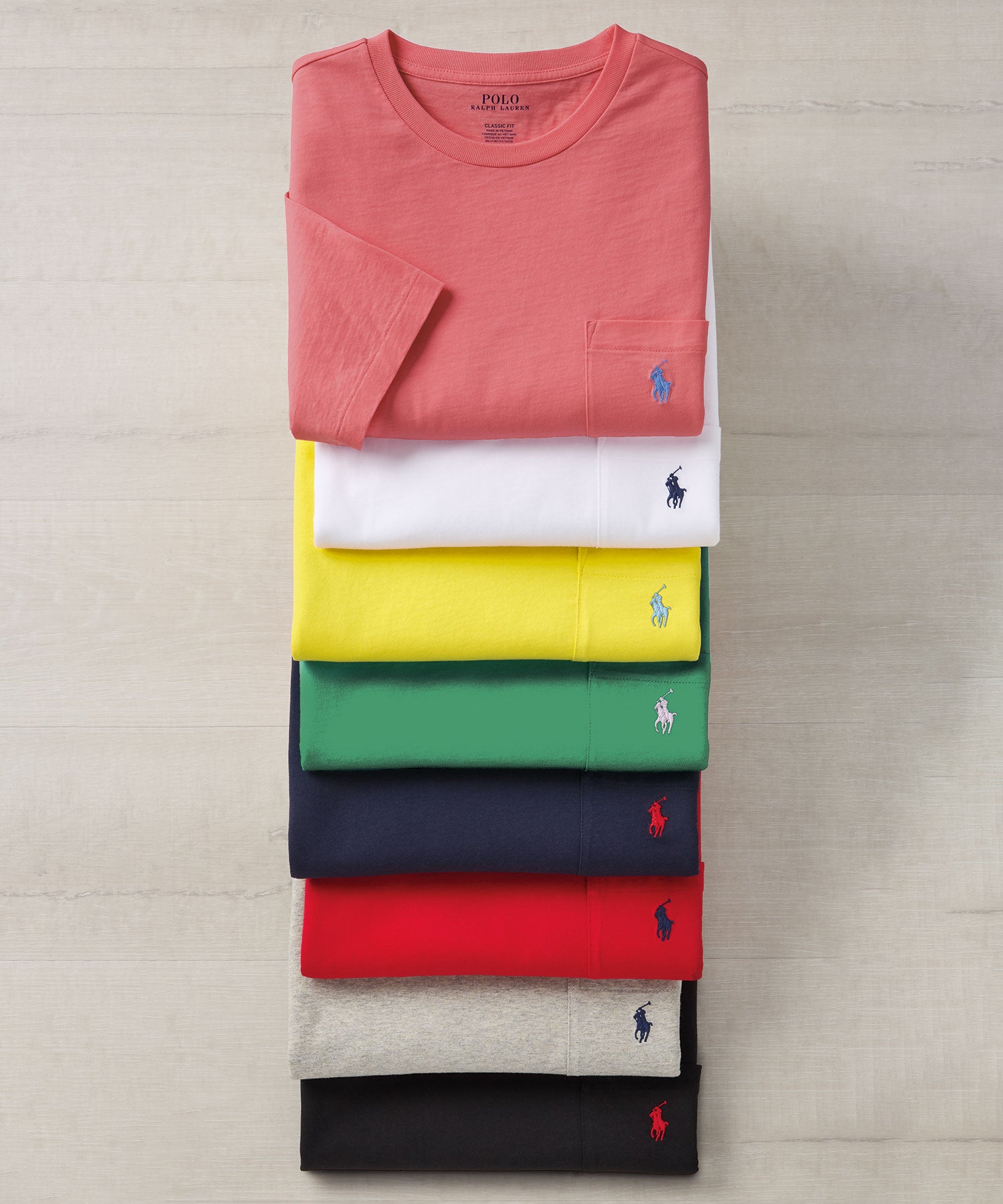 Polo Ralph Lauren Short Sleeve Solid Pocket Crewneck Tee Shirt - Big Tall