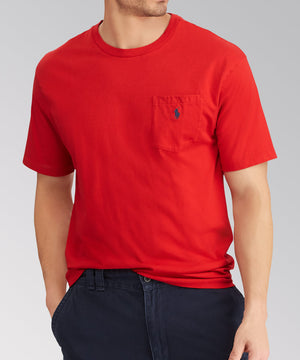 Polo Ralph Lauren Short Sleeve Solid Pocket Crewneck Tee Shirt