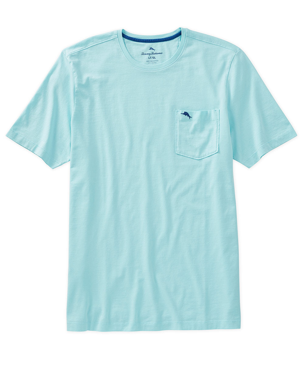 Tommy Bahama T-shirt à manches courtes avec poche Pima