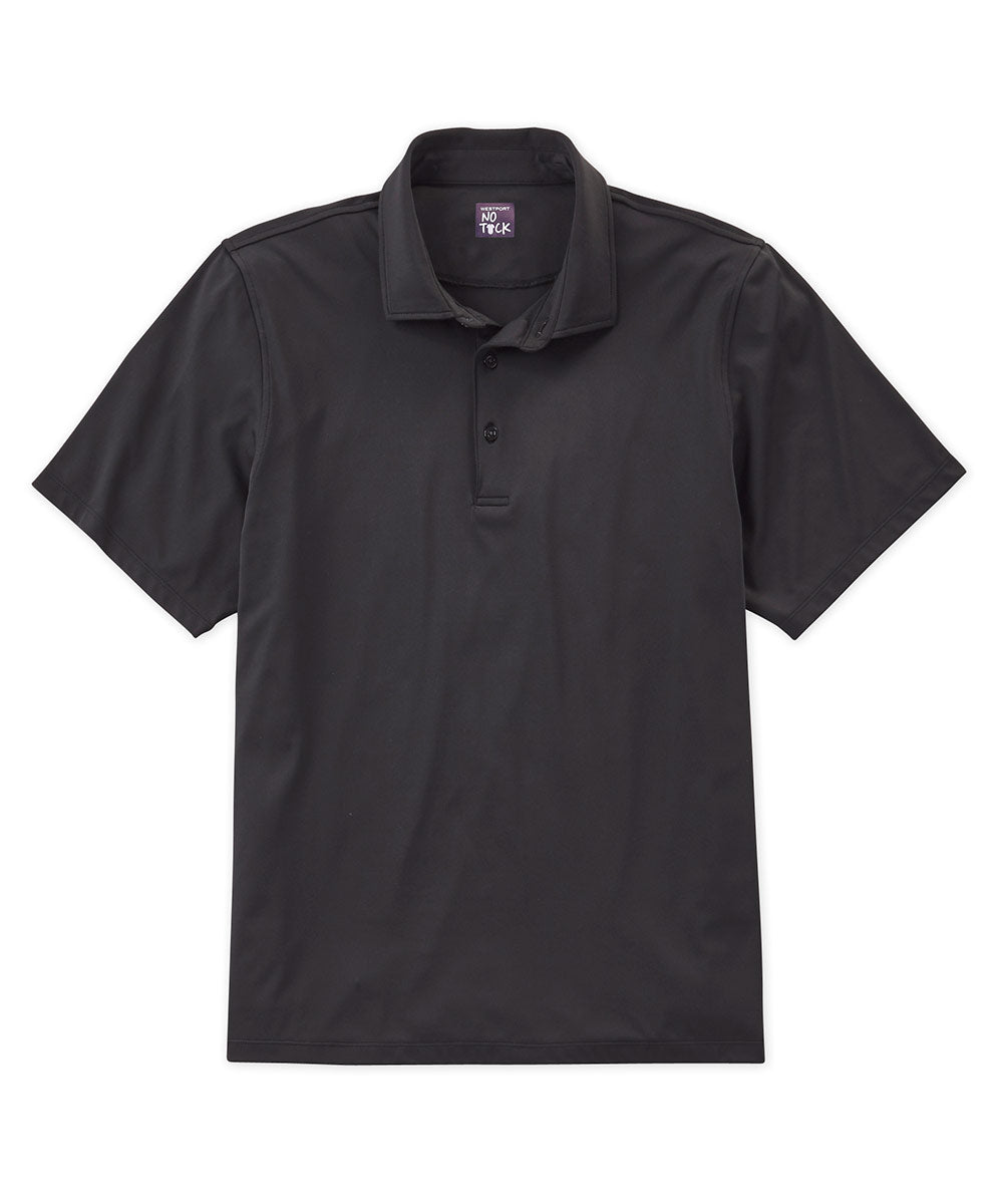 Polo a maniche corte in cotone elasticizzato Westport No-Tuck LustreTech, Men's Big & Tall