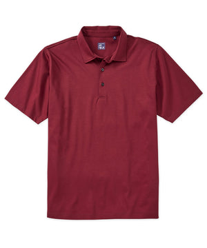 Westport No-Tuck LustreTech Stretch Cotton Short Sleeve Polo Shirt