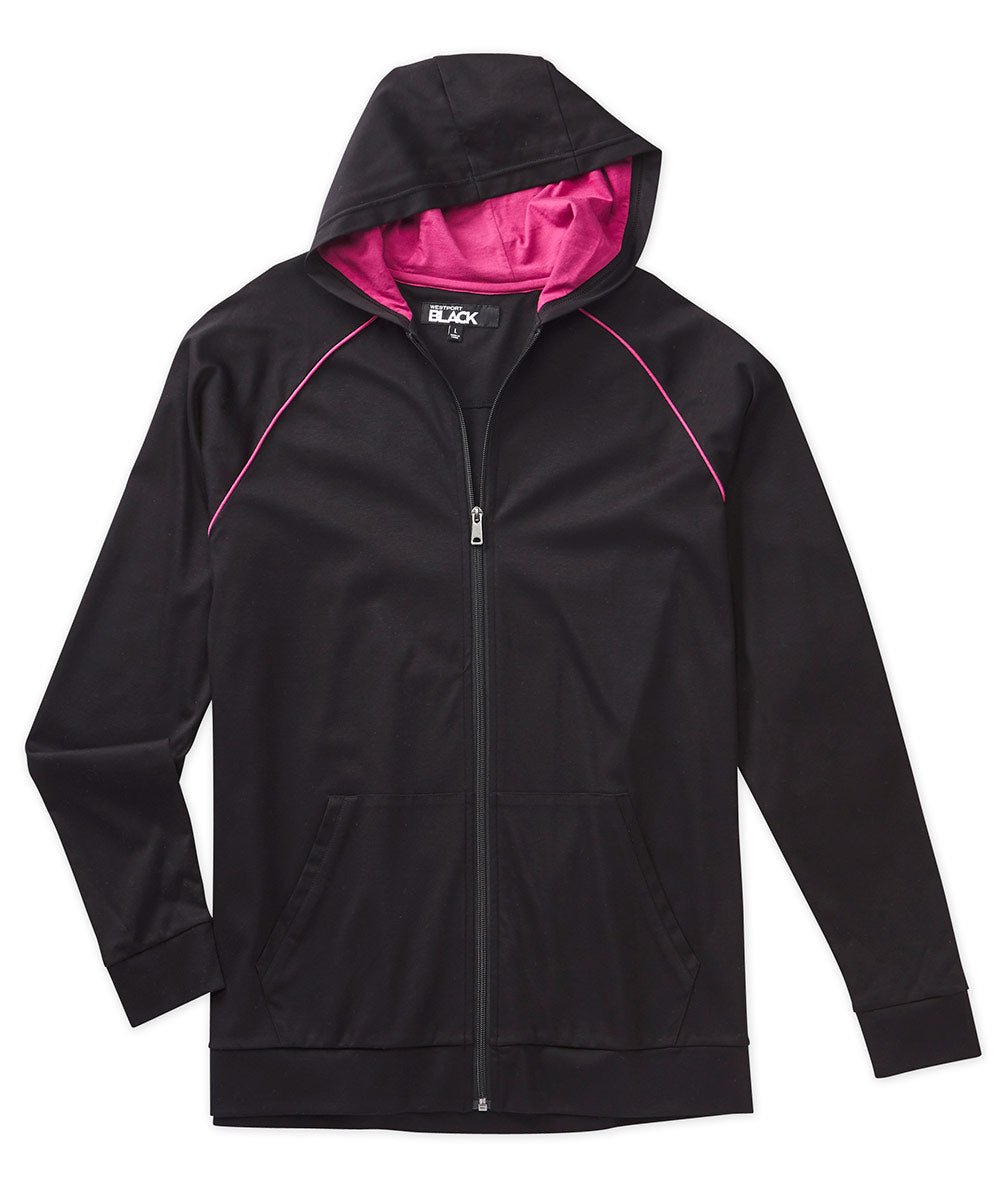 Westport Black Color Pop Full-Zip Hoodie