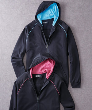 Westport Black Color Pop Full-Zip Hoodie
