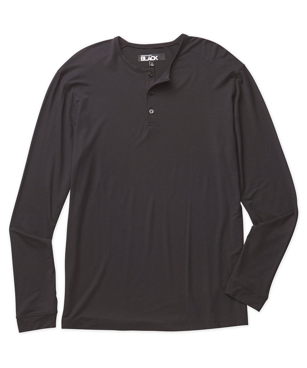 Henley de salon noir Westport, Men's Big & Tall