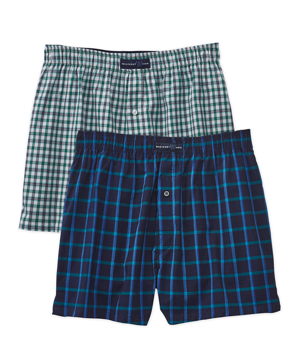 Westport 1989 Woven Boxers (2-Pack), Men's Big & Tall