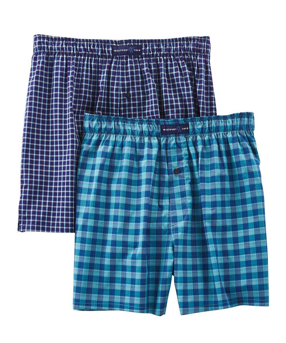 Westport 1989 Woven Boxers (2-Pack), Men's Big & Tall