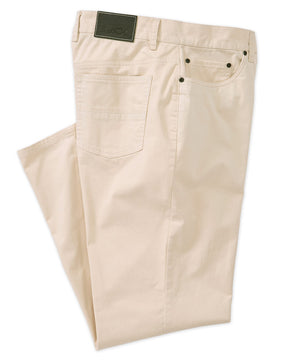 Westport Black Stretch Sateen 5-Pocket Pants