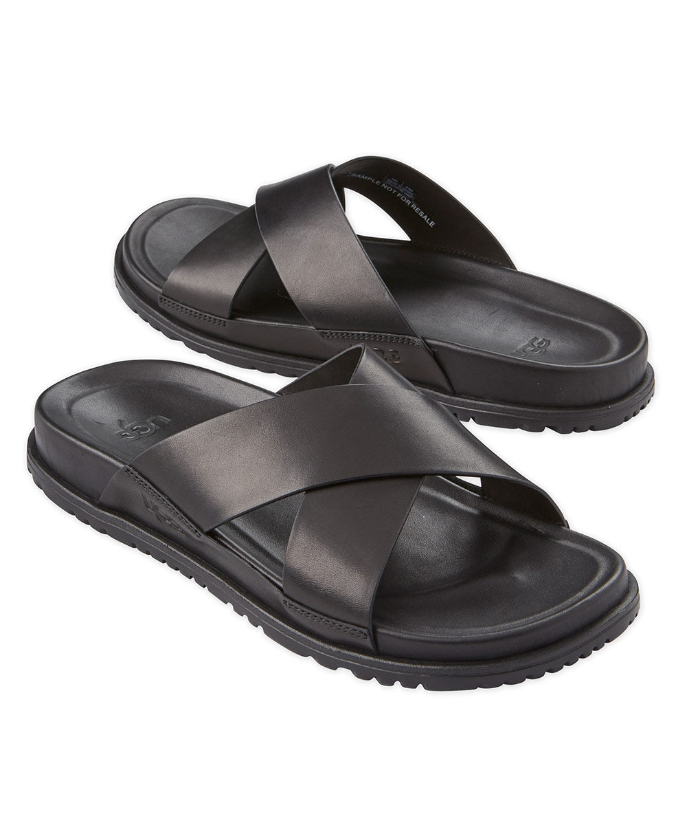 Uggs patent top leather slides