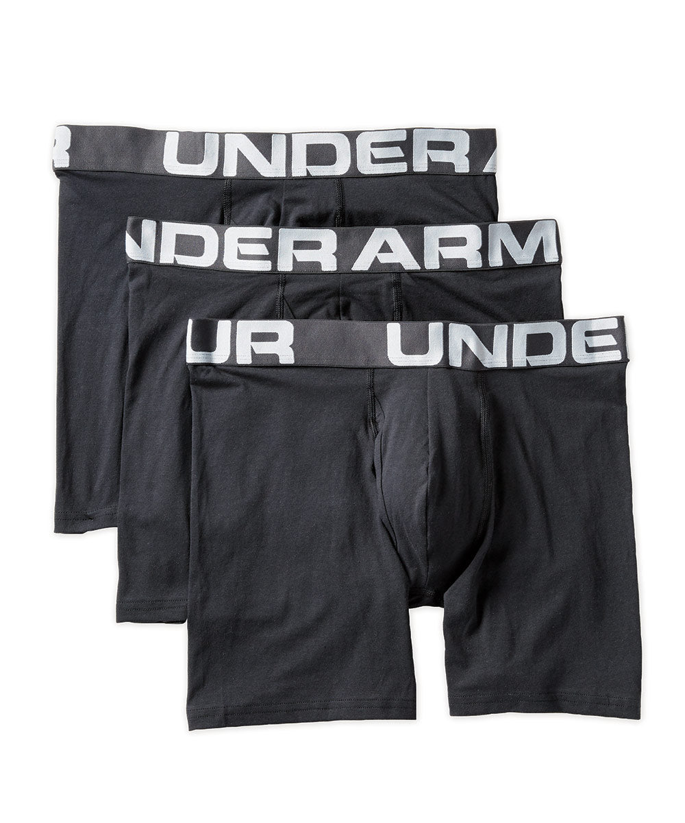 Under Armour Charged Cotton 6″ Boxerjock - 3 Pack, Men's Big & Tall