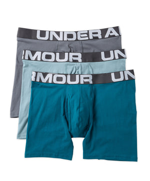 Under Armour Charged Cotton 6″ Boxerjock - 3 Pack