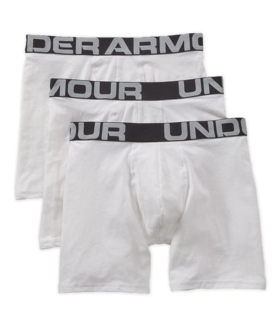 Under Armour Charged Cotton 6″ Boxerjock - 3 Pack, Men's Big & Tall