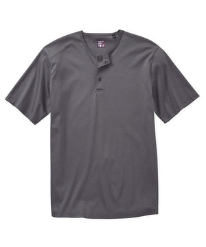 Westport No-Tuck LustreTech Stretch Cotton Short Sleeve Henley Shirt