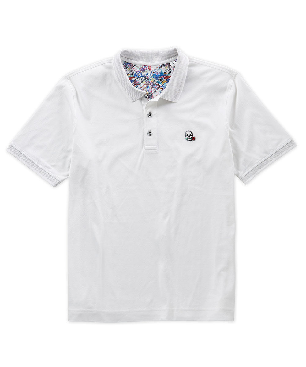 Robert Graham Short Sleeve Archie Solid Polo Shirt