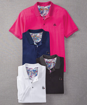 Robert Graham Short Sleeve Archie Solid Polo Shirt