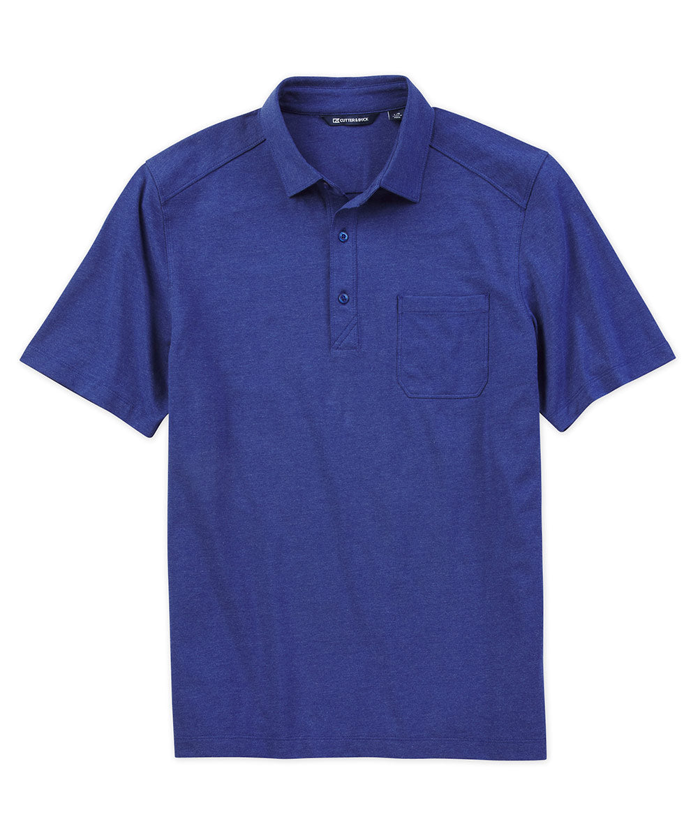 Cutter &amp; Buck Short Sleeve Cotton+ Advantage Stretch Jersey Polo Shirt