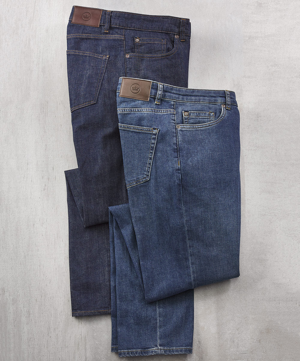 Peter Millar Pilot Mill Denim Jean, Men's Big & Tall