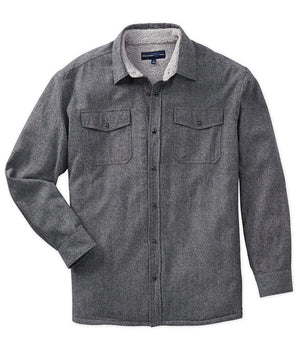 Westport 1989 Solid Fleece-Lined Flannel Overshirt