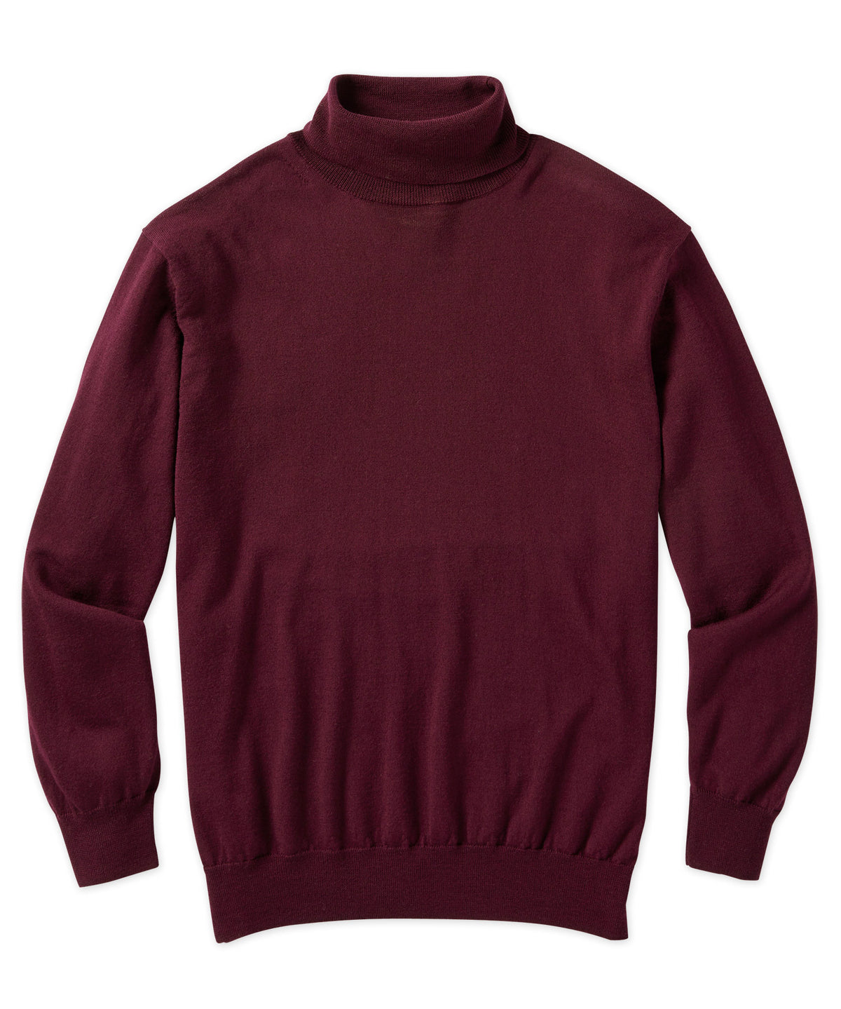 Westport Black Merino Wool Turtleneck Sweater