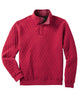 Westport Lifestyle Quilted Button Mock Pullover Sweater
