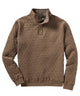 Westport Lifestyle Quilted Button Mock Pullover Sweater