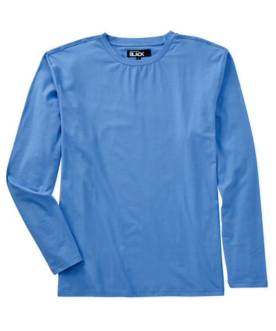 Westport Black Long Sleeve Pima Stretch Solid Tee, Men's Big & Tall