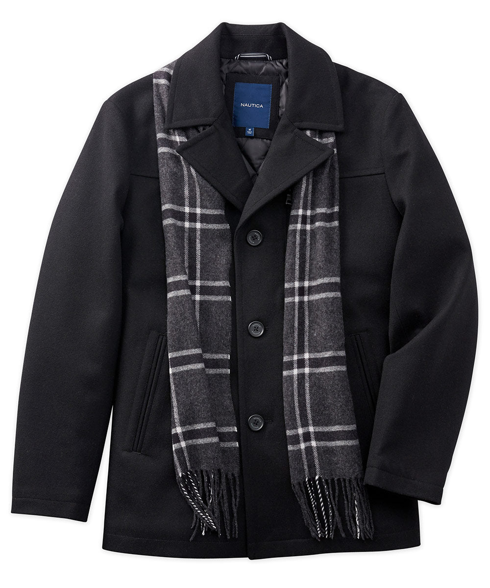 Nautica Single-Breasted Peacoat