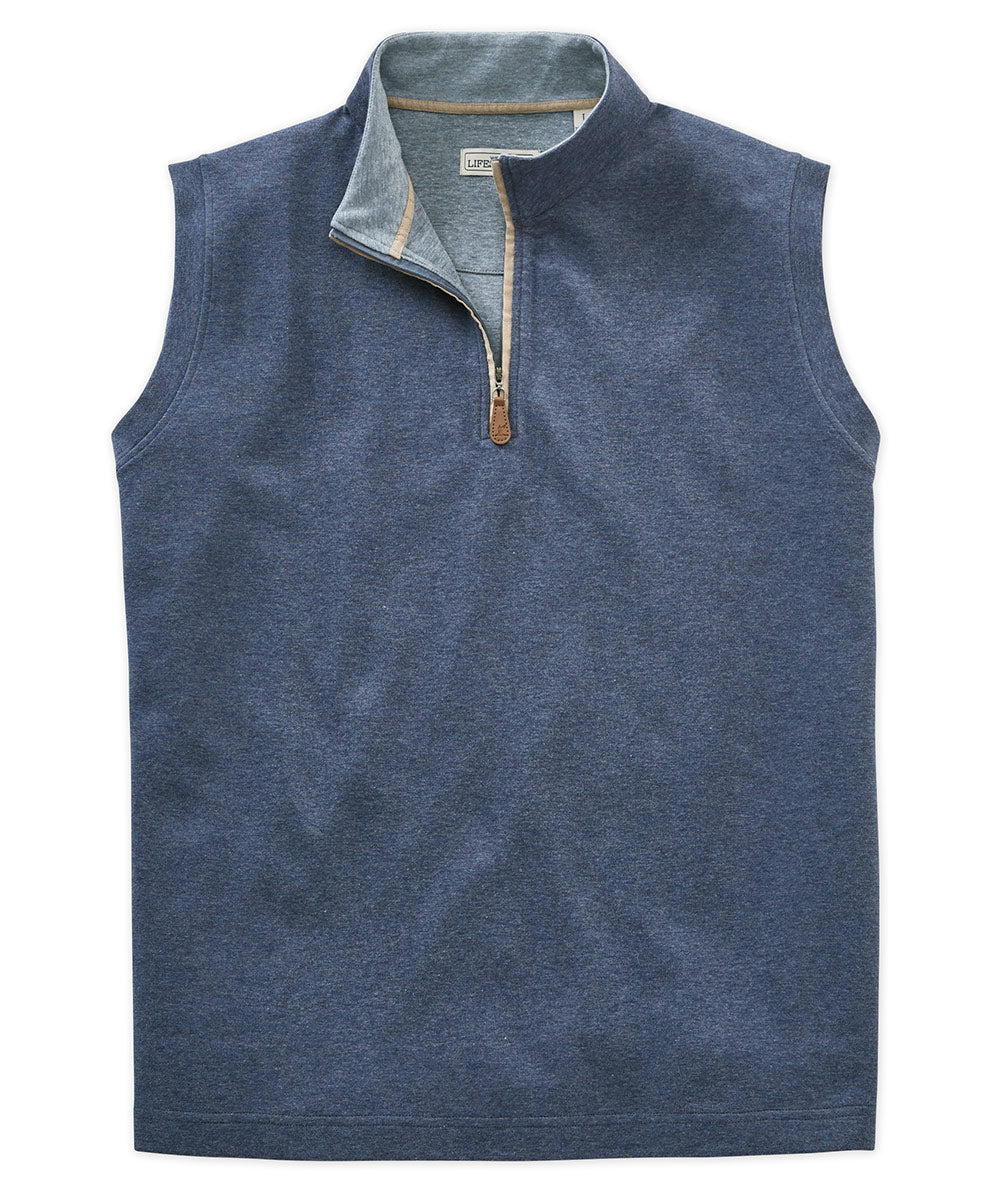 Westport Lifestyle Melange Quarter-Zip Vest